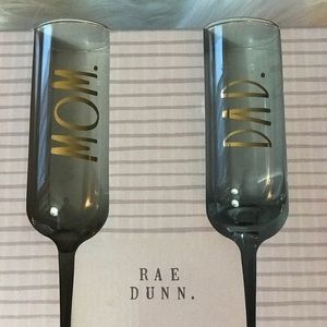 RAE DUNN Other - Rae Dunn. Stemmed Flutes RAE DUNN Other - Rae Dunn. Stemmed Flutes